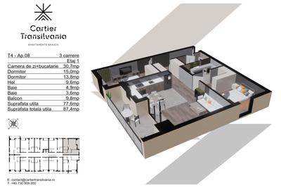TRANSILVANIA RESIDENCE- CARTIER TRANSILVANIA, APARTAMENT 3 CAMERE - 17