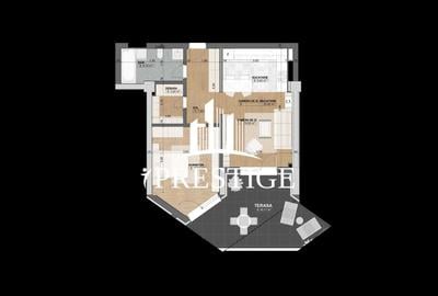 APARTAMENT 2 CAMERE ÎN ANSAMBLUL EVOLUTION, TERASĂ, LOC DE PARCARE - 7