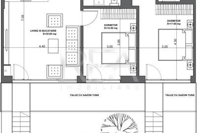 3 camere luminos cu gradina Ultracentral - 15