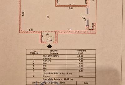 Apartament 3 camere Nerva Traian –  90 mp, bloc 2014, centrală proprie - 9
