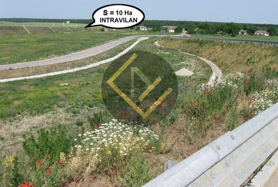 Teren 9Ha -> 16Ha Ha Intravilan , Exit A3 Snagov Ghermanesti Bucuresti-Ploiesti - 11