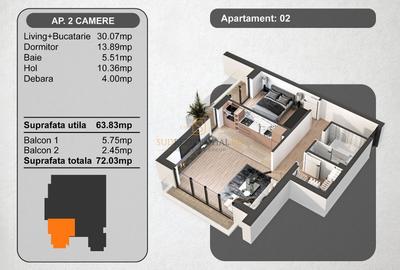 Apartament nou si premium finisat - 2 camere, locatie excelenta, Sect5 - 6