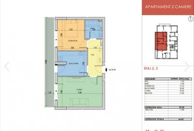 Apartament 2 camere de vanzare Berceni | Metrou Aparatorii Patriei | 0% comision - 2