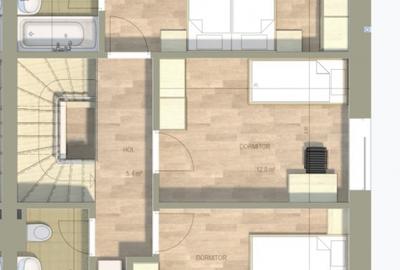 Duplex 4 camere 115mp | 0 comision TVA inclus | Otopeni Odai | la alb sau finisa - 8