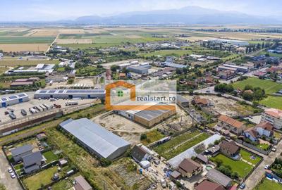 Codlea, Depozite si teren 1,7Ha, 5600mp cladiri, D 155ml la DJ112A, acces E60 - 1