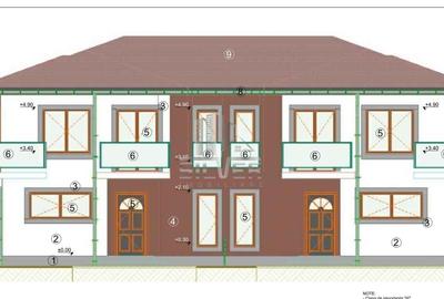 Duplex cu 4 camere în Florești