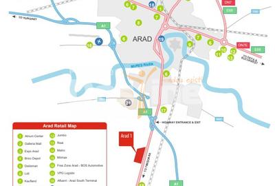 Teren intravilan I Arad I Deschidere 1.141 ml la DN69 - 3
