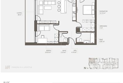 Dezvoltator, Apartament doua camere plus, Welmont/Rokman - 6