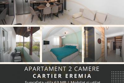 APARTAMENT 2 CAMERE - EREMIA - MOBILAT SI UTILAT - - 1