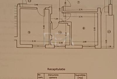 2 camere Mihai Bravu decomandat,centrală, et. 1, an 2016,metrou, 63 mp - 8