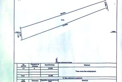Teren agricol extravilan de 10000 mp, în Exterior Nord
