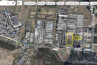 Teren cu destinatie industriala in Tomesti