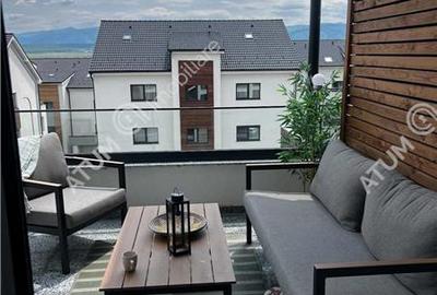 Penthouse 3 camere 2 bai parcare mobilat complet Turnisor Sibiu - 21