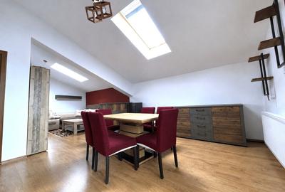 PENTHOUSE MANSARDAT, TERASĂ VEDERE PANORAMICĂ, 122 MP, LOC PARCARE, SECTOR 4 - 2