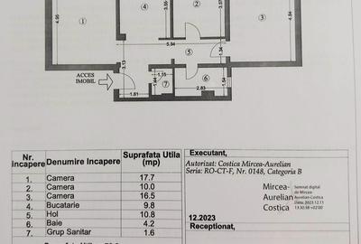 Apartament cu 3 camere decomandat - zona Dacia - 4