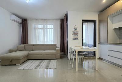 Apartament cu 2 camere semidecomandat, mobilat în Nord
