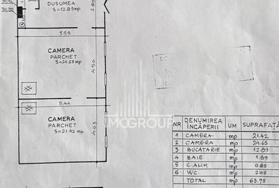 Apartament cu 2 camere | Zona Ultracentrală | Parcare | Etaj 1 | Pod | Pivniță | - 7