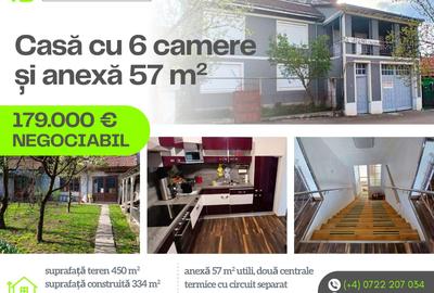Casa cu 6 camere si anexa locuibila de 57 mp - 1