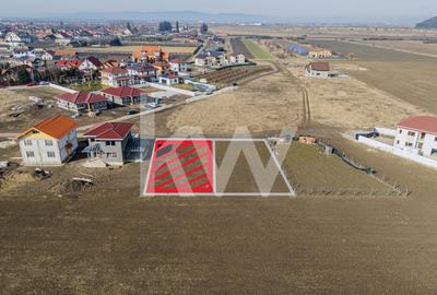 Teren intravilan 585mp Sânpetru, panoramă Lempes si padure, Comision 0% - 7