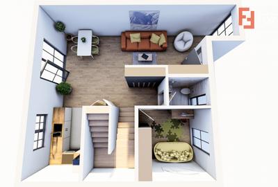 Duplex de vanzare cu 4 camere, Parter + 1 Etaj - Giarmata - 7
