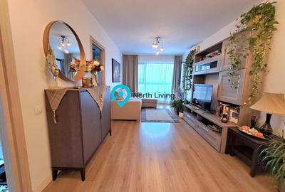 Apartament cu 3 camere semidecomandat, mobilat în Pipera