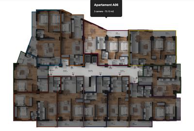 Ap. 3 camere, 2 bai, bucatarie separata, balcon, 82m, FINISAJE DE CALITATE! - 5