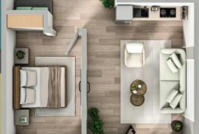 REVÂNZARE Apartament 2 camere finalizat și intabulat 50 mp, ESQ Village 3 - Gala - 12