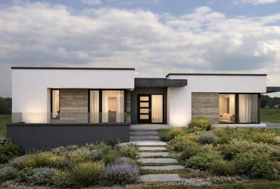 Casa noua 110mp cu garaj Zona Sarmas semifinisata 500mp teren 205000eur - 2