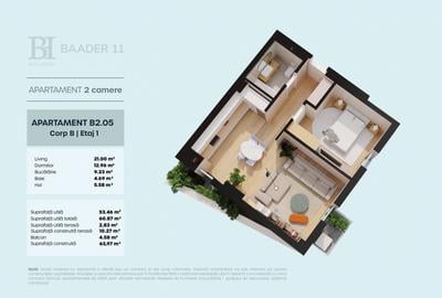 Apartament 2 camere | BEGA Homes | Baader 11 – un nou acasă în inima orașului - 3