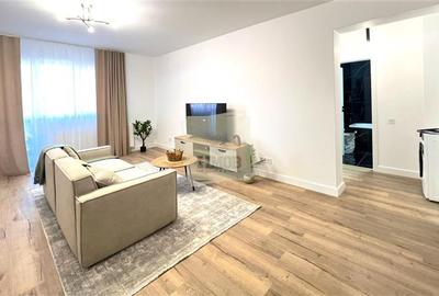 Apartament mobilat 60 mp utili la etajul 1 cu 2 camere terasa 12 mp - 6