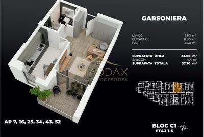 Garsoniera / 37.70 mp/ Popesti Leordeni/ zona Berceni - 5