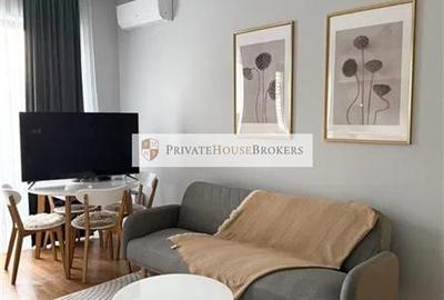 Apartament cu 2 camere semidecomandat, mobilat în Pipera