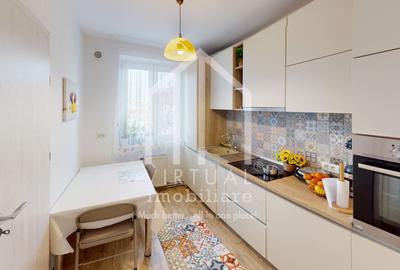 Apartament cu 3 camere, 63mp utili, mobilat si utilat,  zona Rahovei - 4