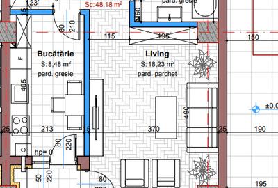 Garsonieră decomandată în Valea Adâncă