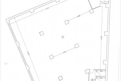 Spațiu comercial de închiriat P+1 – 464 mp, open space, Zona Casa de Cultură - 5
