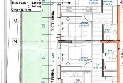 Apartament 4 camere / 3 bai / gradina 56mp / Metrou 1 Decembrie 1918 - 3