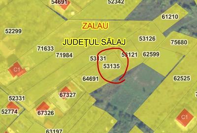 Teren intravilan 550 mp de vânzare – Zalău | Zonă liniștită de case | 39.000 € - 3