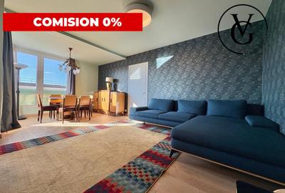 Apartament cu 3 camere semidecomandat, mobilat în Herăstrău