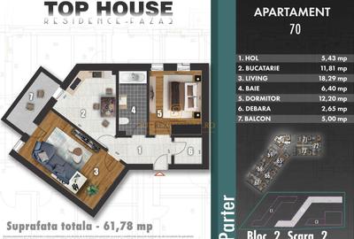 Apartament 2 camere, decomandat, zona ideala-Parc Arghezi, 0% comision - 7