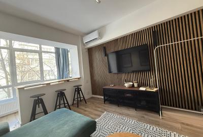 Apartament cu 2 camere semidecomandat, mobilat în Floreasca