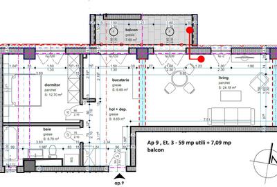 Dâmbovița-Șagului | Bloc Nou | 2, 3 și 4 Camere | Penthouse | Parcare subterana - 7