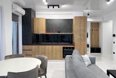 Apartament cu 2 camere semidecomandat, mobilat în Central