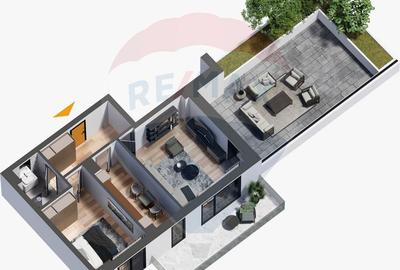 APARTAMENT CU 2 CAMERE - CUG - 0% COMISION - 13