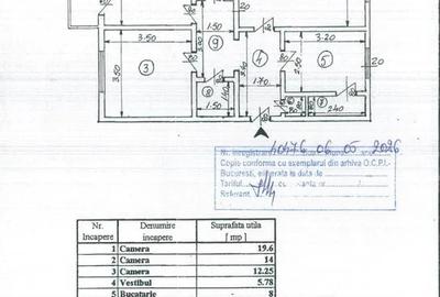 Brancoveanu-strada Secuilor-apartament 3 camere hol H - 4