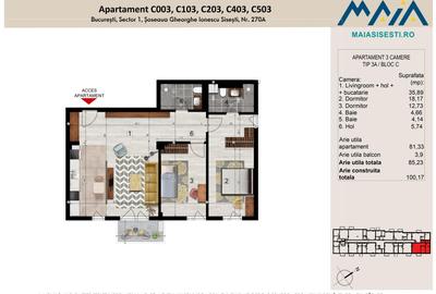 3 CAMERE | FINISAJE PREMIUM | SISESTI | LANGA METROU STRAULESTI - 6