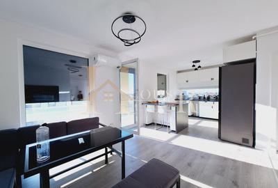 PENTHOUSE IN ORAS. TERASA DE 50 MP. MOBILAT SI UTILAT. - 1