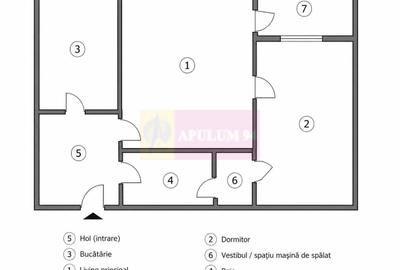 Apartament 2 camere Titan, 52 mp, metrou Titan, la IOR - 8