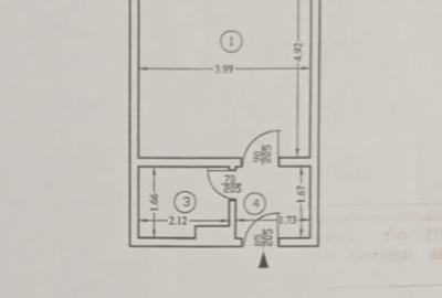 Garsonieră parter,  Drumul Taberei,  Piața Moghioroș,  Plazza Mall, comision 0% - 1