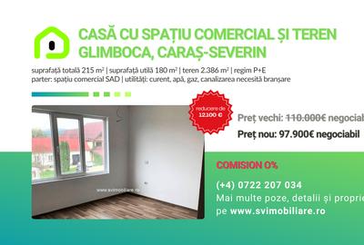 Comision 0 - Casa cu spatiu comercial si teren de 2877 m2 in Glimboca - 1