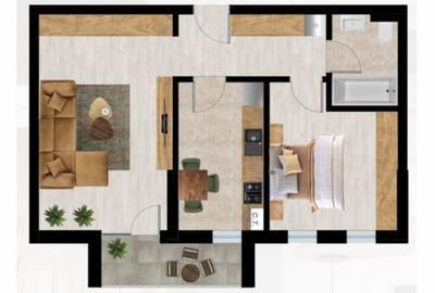 Apartament 2 camere, Timisoara zona NORD, Finalizat! - 1